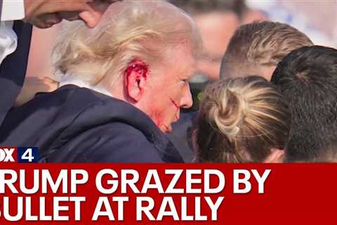 Trump rally shooting: Former president grazed by bullet; 1 attendee killed, 2 others injured