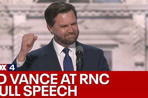 J.D. Vance addresses RNC crowd: FULL SPEECH