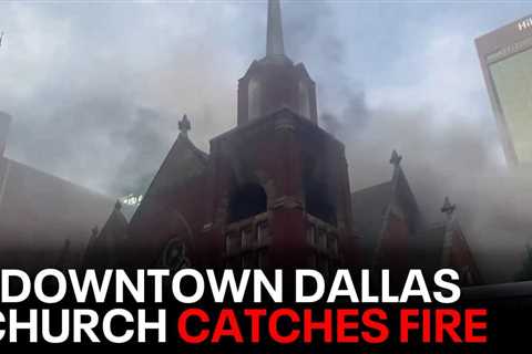 LIVE: Downtown Dallas building fire sends plumes of black smoke in the air