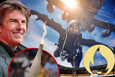 Tom Cruise Performing Epic Stunt To Close Paris Olympics, Pass Flag To L.A. 2028