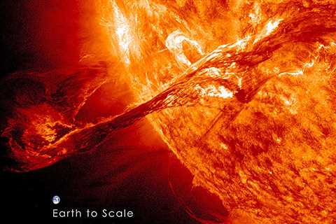 Earth’s Magnetic Shield Twisted Out of Shape by Colossal Solar Burst