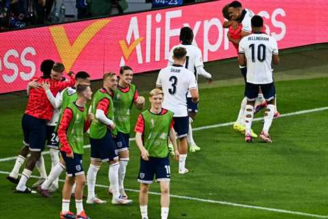 England beat Switzerland on penalties (6-4) and are the third semi-finalists – •