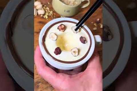 Satisfying Hazelnut Affogato Coffee Process