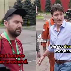 “I Don’t Believe You for a Second” – Absolutely BRUTAL! – Canadian Worker Stuns Justin Trudeau by..