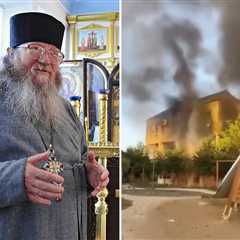 Priest and six police officers killed in suspected terrorist attacks on Russian synagogues,..