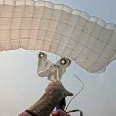 Skydiver Cuts Away His Tangled Parachute