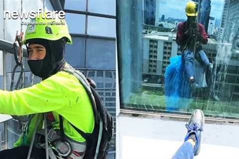 50th Floor Window Cleaning In Thailand