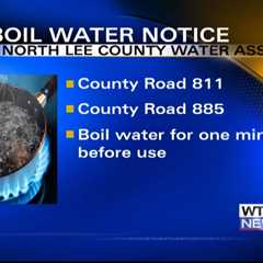 North Lee County Water Association issues boil water notice