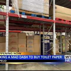 Stores like Sam's Club seeing panic buying of toilet paper