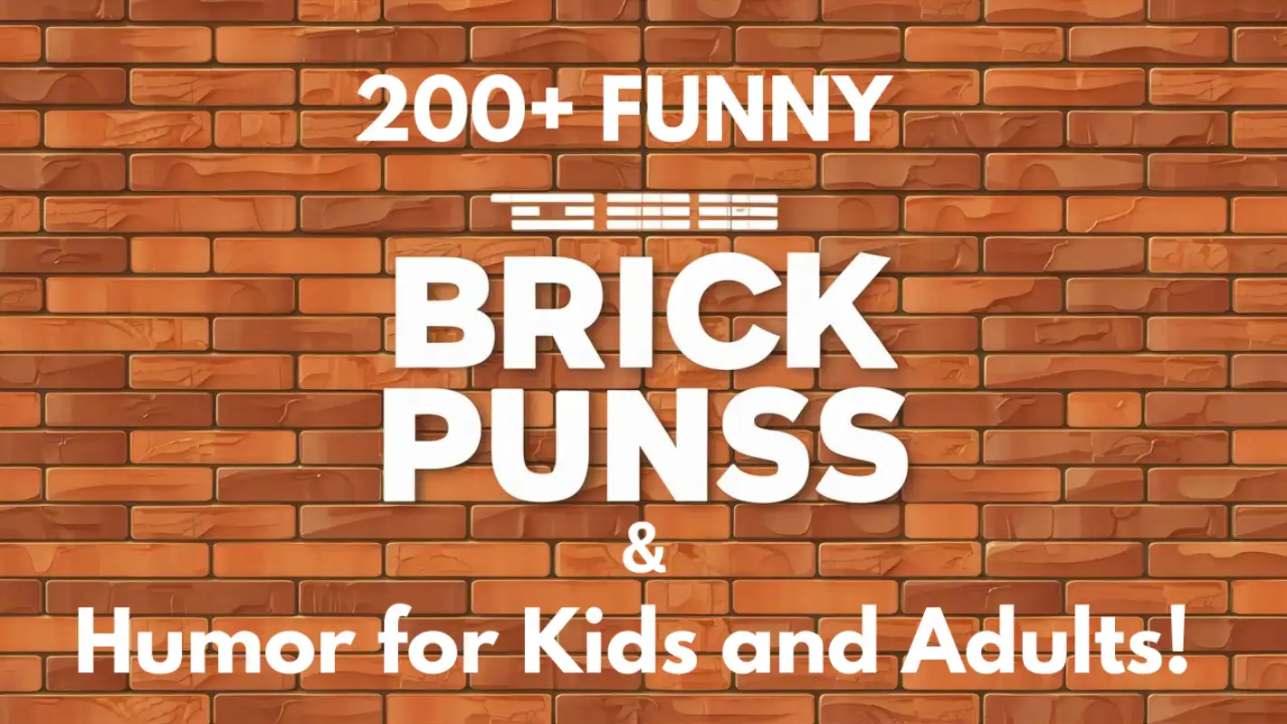 200+ Funny Brick Puns to Build Your Humor - Crack Up Puns