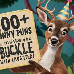 100+ Funny Deer Puns to Make You Buckle! - Crack Up Puns