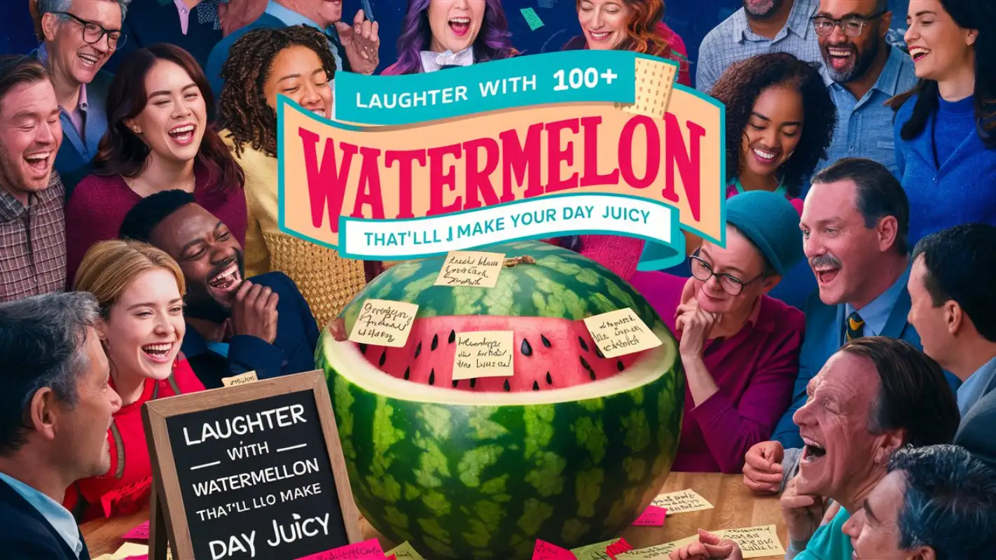 Laughter with 100+ Funny Watermelon Puns That'll Make Your Day Juicy. - Crack Up Puns