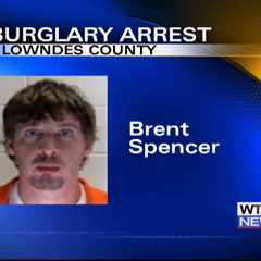 Man arrested after string of burglaries in Lowndes County