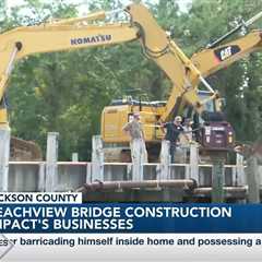 Repair construction on Beachview Bridge leaves negative impact on local businesses