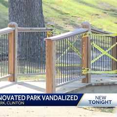 Park in Clinton is vandalized after renovations