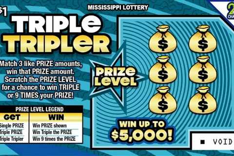 Mississippi Lottery has new games this month