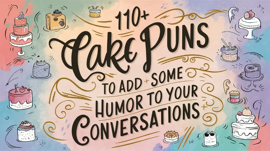 Unleash Sweet Laughter with 110+ Cake Puns to Light Up Your Day. - Crack Up Puns