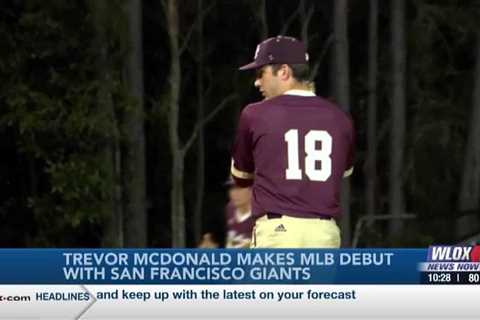 George County alum, Giants’ pitcher Trevor McDonald makes MLB debut