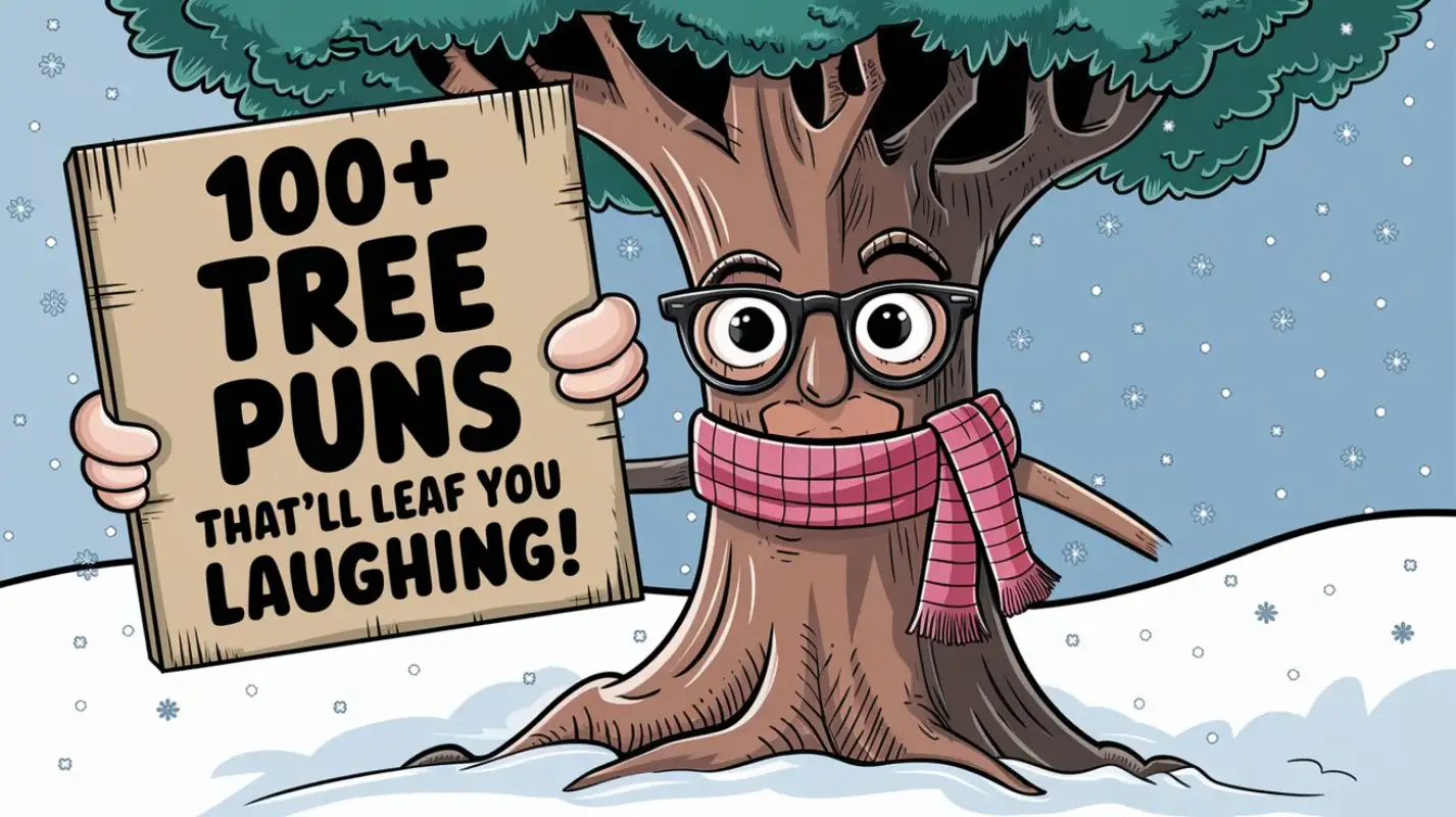 100+ Tree Puns That'll Leaf You Laughing! - Crack Up Puns