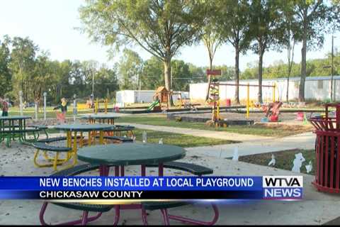 New benches installed at Woodland playground