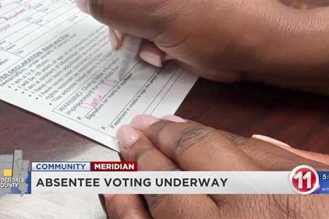 Absentee voting begins tomorrow in Lauderdale County