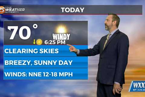 10/16 Ryan's “Windy & Cool” Wednesday Morning Forecast