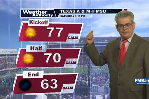 John forecasts weather for FNF and college football games