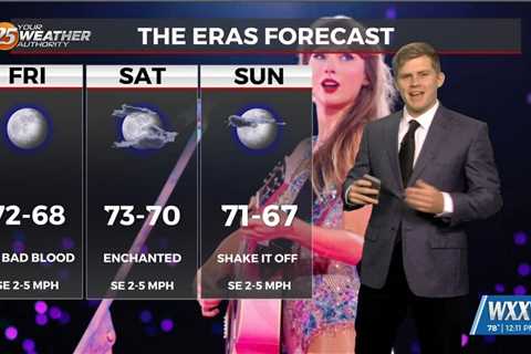 10/25 – Sam Parker's “Taylor's Version” Friday Midday Forecast