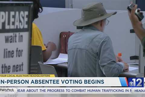 In-person absentee voting for 2024 General Election begins