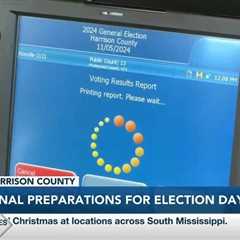 Harrison County Election Commission makes last-minute preparations ahead of Election Day