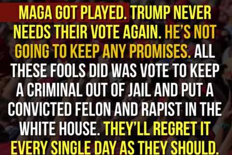 The MAGA Folks Got Everything They Wanted