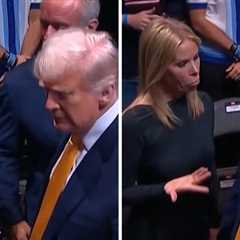 Trump Ignores Cheryl Hines at UFC Event, Caught on Video