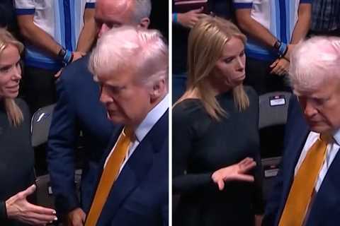 Trump Ignores Cheryl Hines at UFC Event, Caught on Video