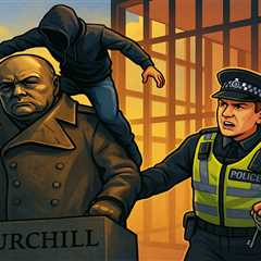 Climb on Churchill's statue? Get ready for a prison cell, you absolute muppets
