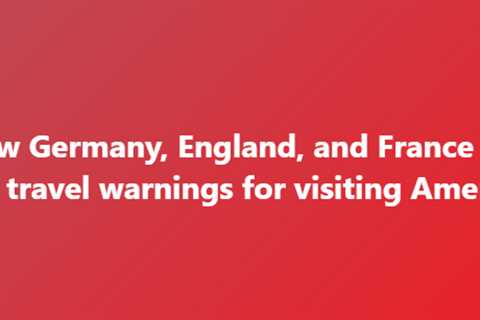 Why So Little Travel Here in the Good Ol’ USA?