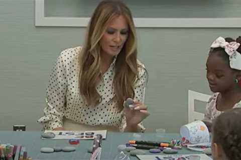 BEAUTIFUL! First Lady Melania Trump Began Celebrating Independence Day Weekend by Visiting..