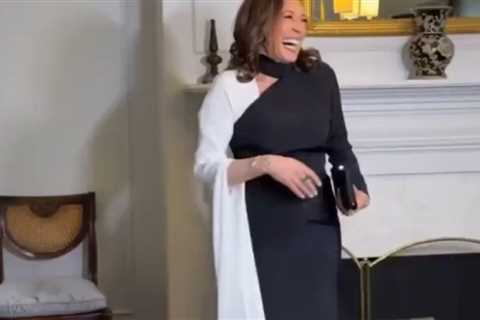 Cackling Mess Kamala Harris Crops Joe and Jill Biden Out of Her July 4th Post on X