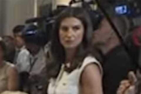 LOL! “No. Not for CNN” – President Trump Snubs CNN’s Kaitlin Collins During Cabinet Meeting (VIDEO)