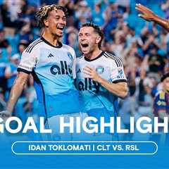 GOAL! Idan Toklomati Puts a Defender on a Poster | Charlotte FC vs. Real Salt Lake