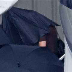 Taylor Swift Covers Up with Umbrellas at Selena Gomez’s Wedding