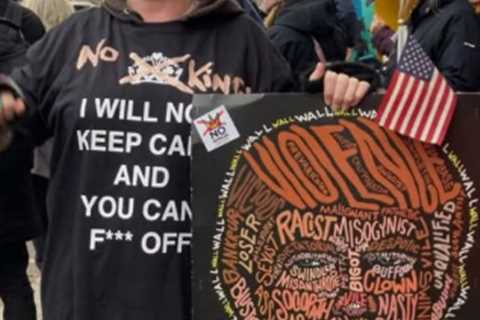 No Kings Rally Signage