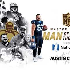 Austin Corbett is the Carolina Panthers 2025 Walter Payton Man of the Year Club Winner! | #WPMOY