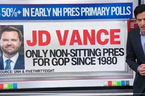 CNN Data Analyst Blown Away by JD Vance’s Early Lead in 2028 Republican Primary (VIDEO)