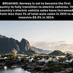 Norway “Killin’ It” in EV Sales