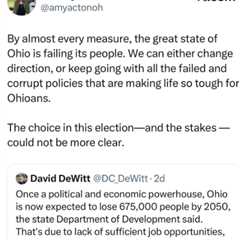 Ohio’s Next Governor May Be a Democrat