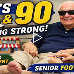 He's 90 and Still Going Strong | Senior Toenail Care & Foot Health