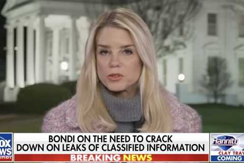 UPDATE: Pam Bondi Reveals Classified Leaker Behind Trump’s Venezuela Operation Was Pentagon IT..