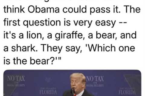 Could Obama Pass a Cognitive Test?