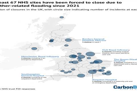 Revealed: Floods have forced at least 67 closures at NHS hospitals since 2021