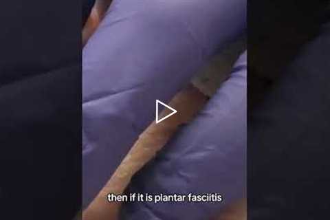 A friend cut her vacation short due to Plantar Fasciitis, not all heel pain is the same